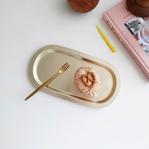 [쿠커스 판다] 국내생산 티타늄 타원 트레이 2 SIZE (24cm 28cm) 스텐 그릇 스테인레스 플레이트 카스타 스탠 접시 쟁반 한식 한정식기