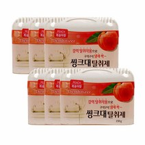 해피룸 씽크대 탈취제 150g 복숭아향 6개1세트, 단품