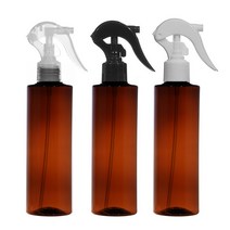허브스프레이 미니건스프레이 100ml~500ml 투명 백색 플라스틱용기, 1개, 250ml각갈색 검정캡