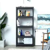 도매링크 고릴라랙 앵글선반-무볼트 조립식 철제선반 진열대, 1개, 고릴라랙 800x400x1800 5단