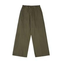 와이드 팬츠 카고바지 발목 남성 핏좋은 세미 빈티지 면 일자 포켓 사각주머니 조거