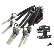 JINGZERO 쉐보레 GMC Isuzu Oldsmobile 4.3L V6와 호환되는 브래킷이 있는 스파이더 연료 주입기 OE FJ503 FJ10565 12568332 19210
