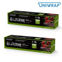 유니랩 유니 지퍼백 대 (25cm x 30cm) * 2개, 1개, 대(L)
