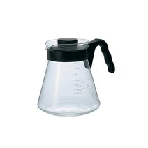 HARIO(하 리오)V60커피 서버 실용 용량 1000ml블랙 일본산 VCS-03B
