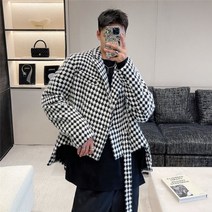 남자 겨울 코트 연예인 보세 가운 로브 트렌치 특이한 핸드메이드 불규칙 양복 정장 롱 유니크한 맥시 재킷