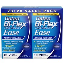 Osteo Bi-Flex Ease Advanced Triple Action 오스테오 바이 플렉스 이지 어드밴스 트리플 액션 관절 영양제 28정 2팩
