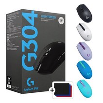 로지텍G G304 무선게이밍마우스 맥북 맥 그램 노트북 갤럭시탭 서든 롤 배그 병행, 마우스패드 증정+, G304 블랙