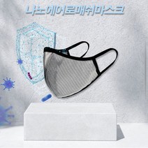 [트윈스몰] 국산 인콘트로 나노 (메쉬 마스크) 남녀공용 free 빨아쓰는 마스크, 4개