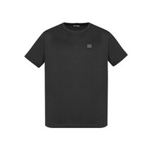 아크네 [명품]아크네 반팔 페이스패치 블랙 티셔츠 공용 CL0111 900 CL011190002