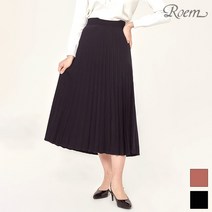 로엠 기계 주름 플리츠 스커트_RMWHA1208B-T