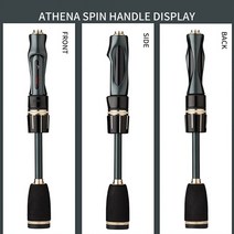 쭈꾸미낚시대 세트 갑오징어 한치 낚시대 cemreo 싱글 섹션 솔리드 팁 송어 낚싯대 초경량 낚싯대 ul 스피닝 캐스팅 루어 낚시 도구 athena-s, 제사, 1-1.48m