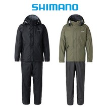[피싱드라마] 시마노 베이직슈트 RA-027Q/카키/레인슈트/우의/낚시복/비옷, 카키, XL