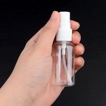 35ml 스프레이형 투명 용기 토너 에탄올 미세 소분 공병