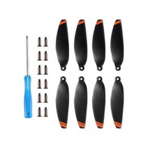 8pcs Mavic 미니 2 프로펠러 액세서리 헬리컬 DJI 드론 4726F 소품 교체 다채로운 블레이드 윙 팬 스페어 부품 콤보, [02] Black Orange