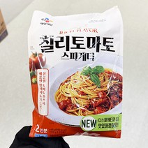 CJ 칠리토마토스파게티 640g x 1개, 종이박스포장
