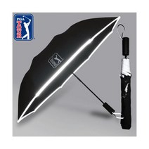 pga 2단자동 리플렉티브 안전우산 자동우산 2단우산, 단품