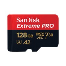 샌디스크 익스트림 프로 마이크로SD카드 128GB+리더기, 샌디스크 익스트림 프로 마이크