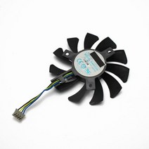 그래픽카드 팬 수리 부품 75mm ga81s2u ga81o2u 40mm gtx970 zotac gtx 660ti 650ti 부스트 gtx 970 그래픽 카드 냉각 교체용 쿨러, 원래 1 개