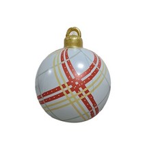 60cm 크리스마스 공 트리 장식 선물 Hristmas 홈 야외 PVC 풍선 장난감, [04] D