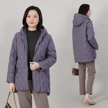 애비뉴투지 엄마옷 셀렌 오리털 후드 여성 겨울 하프 패딩 점퍼 J10238 50대 60대 중년여성