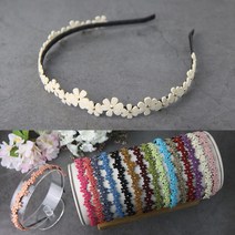 EN_HB잔꽃헤어밴드 16color 인조가죽 머리띠