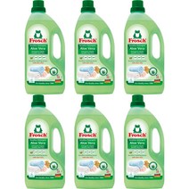 프로쉬 독일 세탁세제 알로에베라, 6개, 1500ml