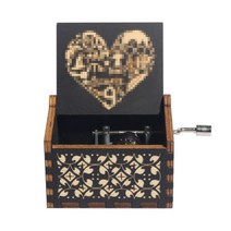 신혼부부오르골 미스터션샤인 오르골 뮤직박스 신제품 뮤직 박스 퀸 스타일 메리 크리스마스 테마 나무 손 생일 발렌타인 데이 선물 새해, 34 HP