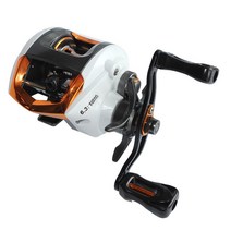 Lixada 12 + 1 볼 베어링 Baitcasting 릴 낚시 플라이 고속 자석 브레이크 시스템, White, Left Hand