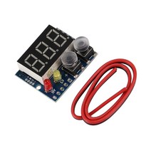 DC 0-100V LED Digital Voltmeter Buzzer Alarm Battery Indicator 5V 12V 24V Voltage Meter Tester Over, 한개옵션0