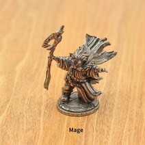 빈티지 드워프 마법사 군인 모델 인형 장난감 보드 게임 체스 자동차 장식 선물, [02] mage