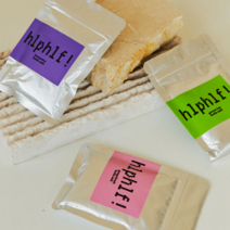 헬프헬프 천연 히말라야 핑크소금 피부 진정 미백 수분 입욕제 바스 솔트, 100g, 1개, 그린티&자몽&라벤더(특가)