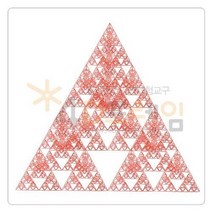 [포디프레임] 시에르핀스키 피라미드 정삼각 5단계(구성: 2단계 64ea)