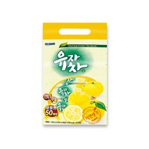 유자차 분말 가루 스틱 유자 건조분 국내산 홈카페 음료 캠핑 여행 사무실, 6봉, 20g X 50개입