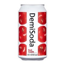 동아오츠카 데미소다 레드애플 350ml 24입 1박스 팬트리 탕비실 편의점 탄산 1세트