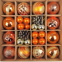 캐슬라이트 크리스마스 트리 장식볼 소품 오너먼트 파티용품 만들기, 브론즈