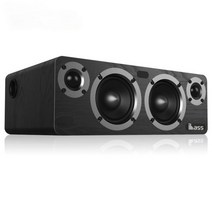 강력한 무선 블루투스 스피커 80W 나무 서브 우퍼 붐 박스 홈 시어터 HIFI 시스템 사운드바 TV 디지털 오디오 동축, BLACK WOOD_1