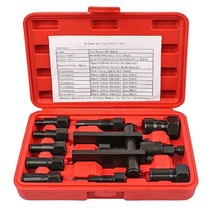 두 발톱 오토바이 베어링 제거 도구 베어링 풀러 두 발톱 풀러 10 조각 오토바이 수리 도구 세트 오토바이 특수, [01] Black