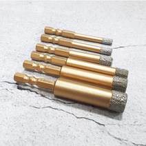 킹 KING 융착코어비트 다이아몬드 홀쏘 타일 대리석 유리 천공 6.0 6.5 8.0 12.0, (5) KING 12.0mm, 1개