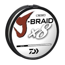 Daiwa J-브레이드 피싱 라인 낚싯줄 테스트 50lb, White