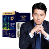 뉴트리원 뇌영양제 포스파티딜세린 식약처인증 인지력 개선 식물성캡슐 은행잎추출물 비타민E 셀렌칼슘, 30캡슐, 1박스