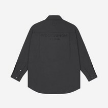 우영미 코튼 백로고 셔츠 그레이 - 22FW Wooyoungmi Cotton Back Logo Shirt Grey