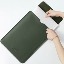 두두몰 삼성 노트북 갤럭시탭 12인치 13인치 15인치 가죽 레더 파우치 가방 데일리 악세사리, 블랙