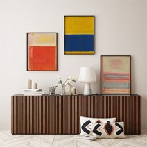 셀러허브_리빙 마크로스코 명화 인테리어 그림 액자 No13~24 프레임 3호, 20번/3호19x27cm(프레임액자검정)