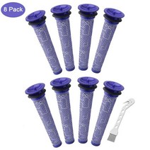다이슨 호환 V8 및 V7 무선 진공 청소기와 호환되는 프리 필터 포스트 Hepa 교체, [04] 9pcs, 04 8pcs1