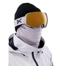 아논 Anon M2 고글 보너스 렌즈 MFI® 페이스 마스크 프레임: 웜 그레이 렌즈: Perceive Sunny Bronze 17 S3 스페어 Cloudy Burst 59, M2 Goggles, Frame: Warm Gray, Lens: Percei