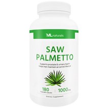 [미국번개배송] 착한명품 마이라이프 내추럴스 쏘팔메토 1000 mg 180 야채캡슐, 0.3kg, 180 Capsules