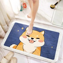 모조 캐시미어 만화 카펫 양각 욕실 매트 측면 바닥 깔개 샤워 룸 도어 미끄럼 방지, 06 NO6_02 500MMx800MM