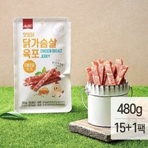 [랭킹닭컴] 맛있닭 닭가슴살 육포 치즈맛 30gx16팩(480g), 단품