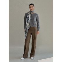 에고에딧 골드 버튼 라쿤 가디건