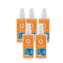 키즈 썬 크림 125g Alphanova Kids Creme Solaire 프랑스 아기제품, 5팩